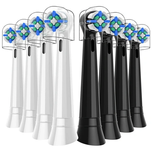Náhradní hlavice kartáčku IO, kompatibilní s Oral-B io, střední tvrdost štětin, 8 kusů