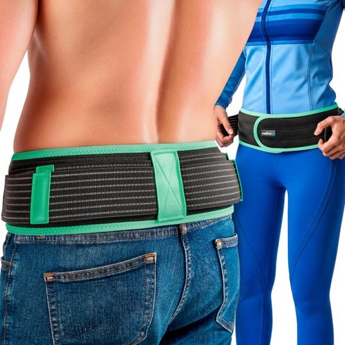NativoDex Ortho Belt, ortopedický pás SI Joint pre ischias a sakroiliakálny kĺb, zelený, jedna