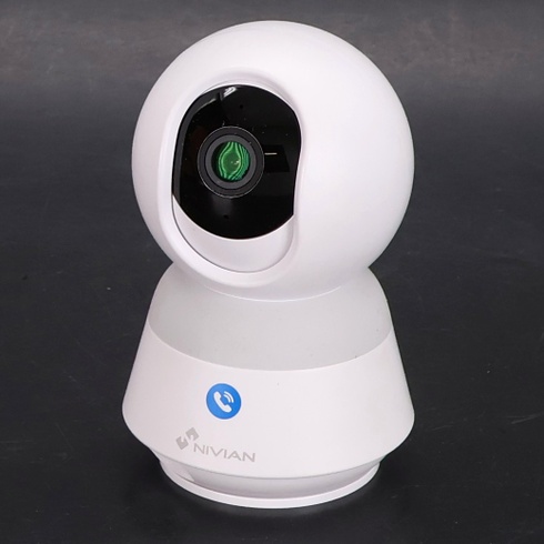 Vnútorná WiFi kamera NIVIAN 2K 4MP, 360 ° záber s AI a automatickým sledovaním, obojsmerným zvukom a