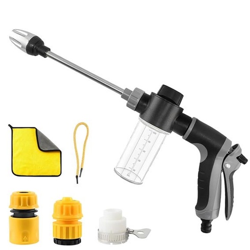 Vysokotlaká pistole Power Jet, vysokotlaká pistole na zahradní hadici s funkcí otáčení o 360° pro