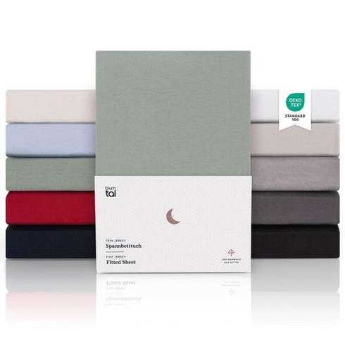Blumtal® Premium napínacie prestieradlo 140x200 Matrac Jersey 1 balenie - Bavlnená prestieradlo s