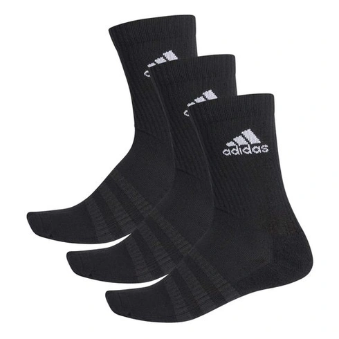 Unisex ponožky adidas Cush Crw 3pp (balenie po 3 ks) XL čierna / biela