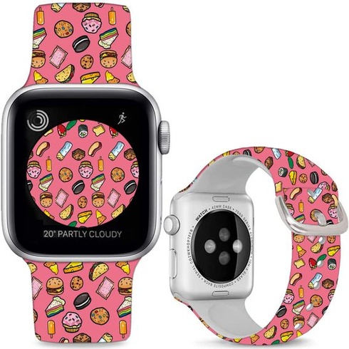 Sportovní měkké silikonové řemínky kompatibilní s Apple Watch 49mm / Ultra 46mm 45mm 44mm 42mm 41mm