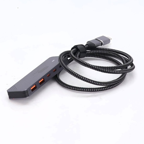 USB Hub 3.2 Gen2, QUUGE 5v1 USB rozbočovač se 2 USB-A a 2 USB-C 10 Gbps, víceportový rozbočovač s