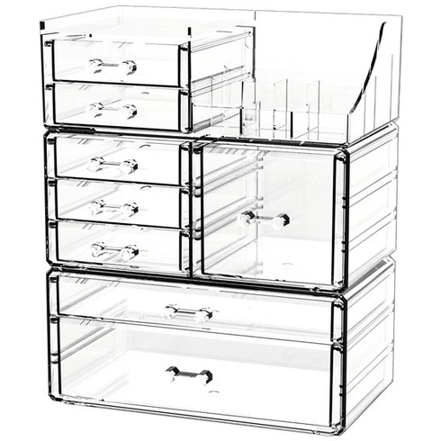 Priehľadný organizér na make-up Cq acrylic