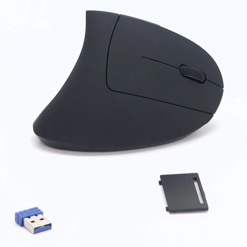 Ergonomická Bluetooth myš TECKNET, dobíjacia bezdrôtová myš s 3 zariadeniami (BT 5.0/3.0 + 2.4G), 6
