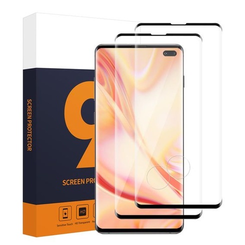 Ochranné tvrdené sklo Carantee pre Samsung Galaxy S10 Plus (balenie 2 ks)