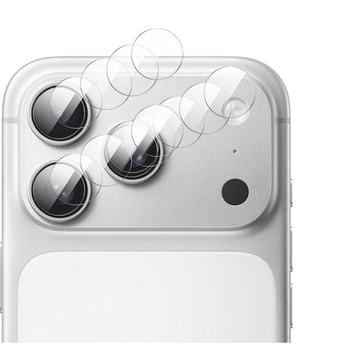 GIOPUEY [Ultratenký ochranný kryt fotoaparátu kompatibilný s iPhone 17 Pro, HD ochranné sklo pre