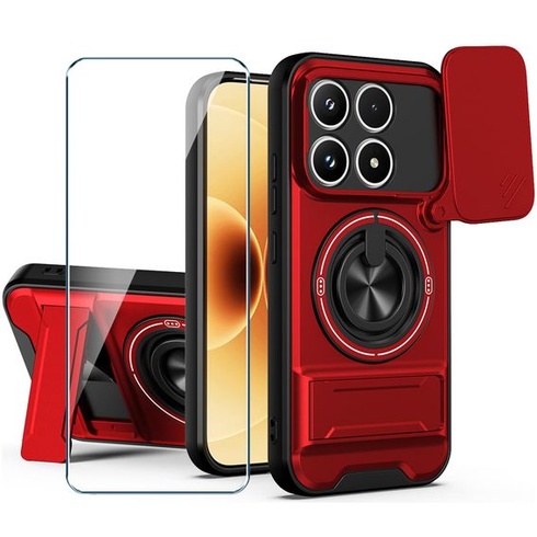Červený kryt na telefón Xiangyun pre Xiaomi 17 vrátane 1 ochrannej fólie na displej