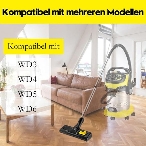 Podlahová hubica pre vysávač Kärcher WD3, WD4, WD5, WD6, náhradná podlahová hubica 35 mm,