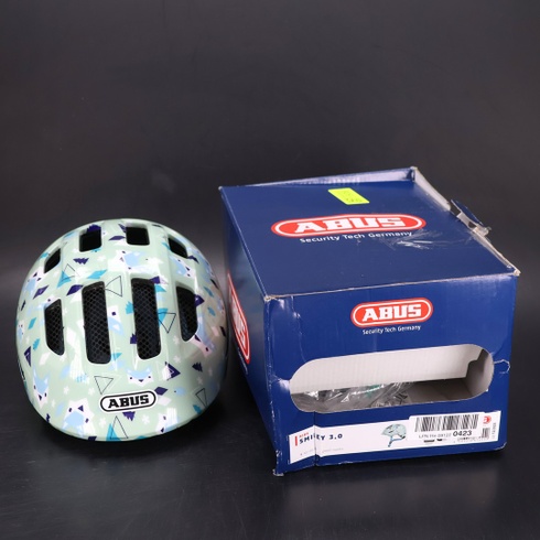 Detská cyklistická helma Abus Smiley zelená