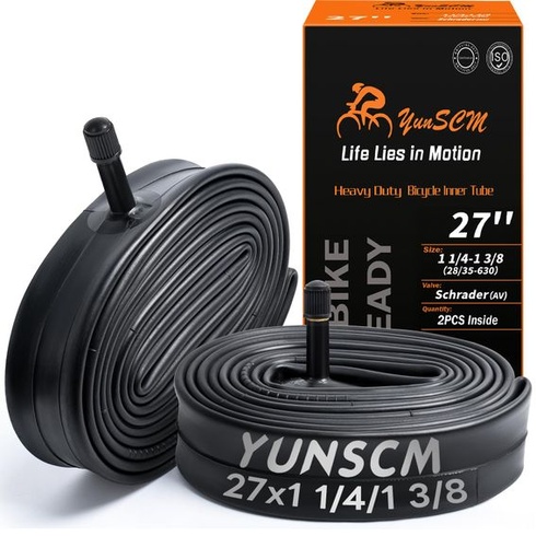 YunSCM 2ks 28/35-630 Zosilnená 27-palcová duša z 27x1 3/8 AV32mm kompatibilná s ventilom 27-palcová