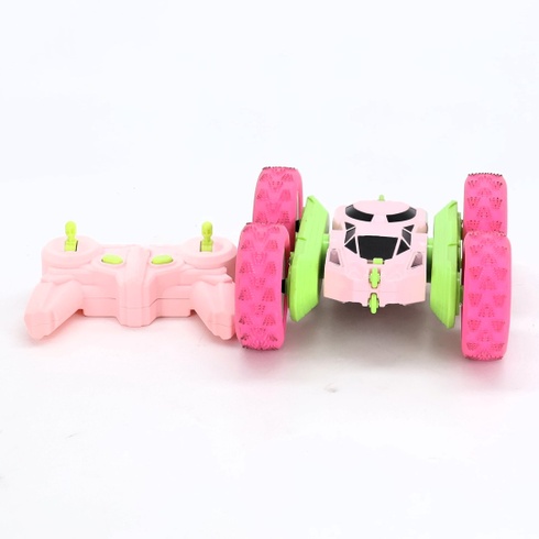 MidiVix auto na diaľkové ovládanie, 2,4 GHz obojstranné 360 ° otočné RC crawler s svetlometmi a svetlami