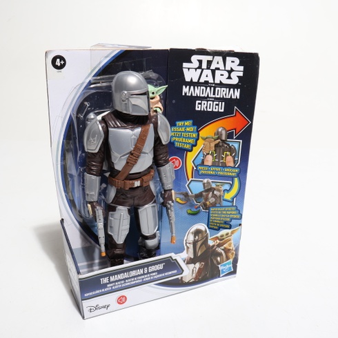 Star Wars: Mandalorian a Grogu: Bounty Hunter Blaster, akční figurka (28 cm) se zvukovými efekty,