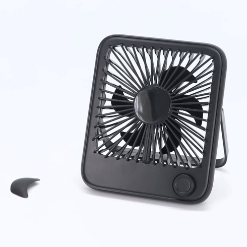 Stolný ventilátor Dealswin LED mini čierna2