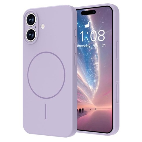 Púzdro pre iPhone 17 kompatibilné s MagSafe, prémiové silikónové púzdro s podšívkou z mikrovlákna