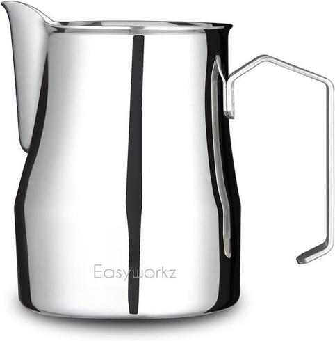 Easyworkz Nerezová oceľová kanvica na penenie mlieka 450ml Espresso parná kanvica Džbán na mlieko