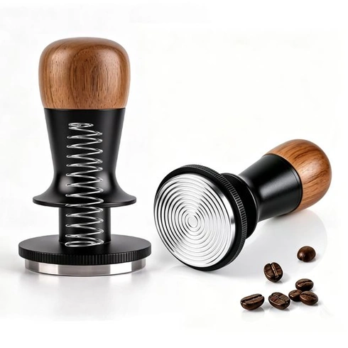Pechovač kávy 58 mm, pružinový stláčač kávy so zvukovou odozvou, stláčač espressa 58 mm s 3