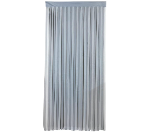 Dverný záves Wenko H-60178 sivo-biely 90x200