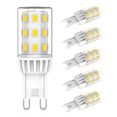 LED žárovky G9, neutrální bílá 4000K, 580LM, 3W ekvivalent 60W halogenové žárovky, energeticky