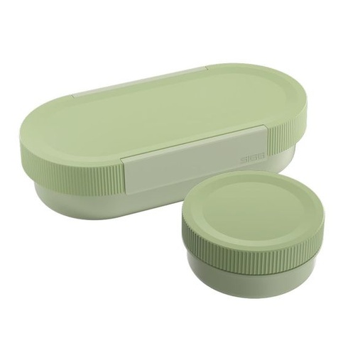 Sigg - LUMO Lunchbox L - Vyrobené v Nemecku - Deliaca prepážka a nepriepustná krabička na desiatu -