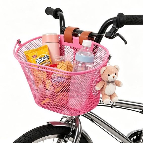 Detský košík na bicykel CEWROM, kovový predný košík na bicykel pre dievčatá a chlapcov, košík na predný
