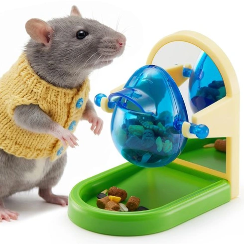Hračka pro potkany, interaktivní hračka pro hledání potravy, nácvik inteligence, obohacování
