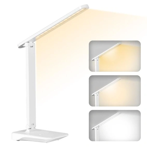 Bezdrátová LED stolní lampa Diboniur 1800 mAh, bílá
