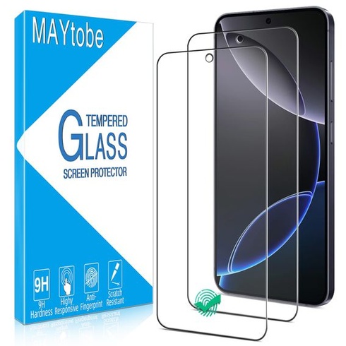 Ochranné tvrdené sklo MAYtobe pre Samsung Galaxy S25 Edge, 2 ks, priehľadné