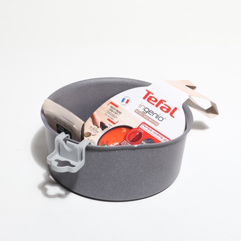 Kastrol Tefal Ingenio 20 cm, 2,1 l, indukce, nepřilnavý povrch, stohovatelné, lze mýt v myčce, Made