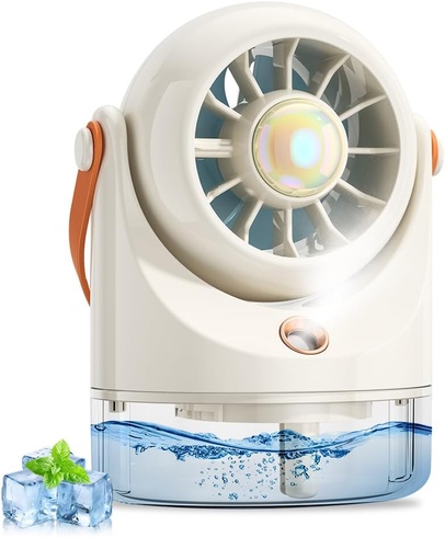 Ventilátor značky KUWUNG, bílý