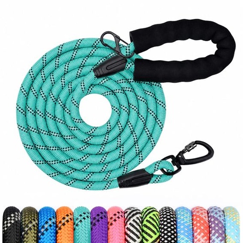 Vodítko pre psov, 1,2 m/1,5 m/2 m/3 m/5 m/10 m/15 m/20 m/30 m, s polstrovaným, robustným