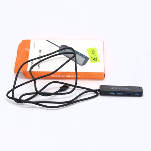iDsonix USB Hub 3.0 s predĺženým 180cm káblom, USB Splitter 3.2 Gen 1 USB Distribútor, 5Gbps USB