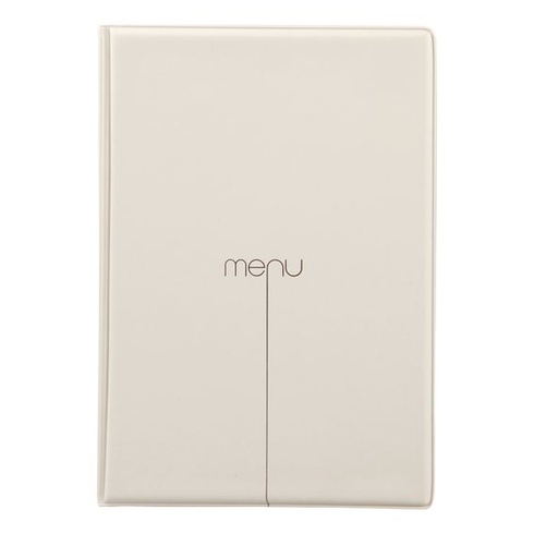 DAG Style Risto A4 Menu | 4+2 obálky | Piesková farba, netoxické PVC, 31,3 x 22,6 x 0,7 cm Piesková A4
