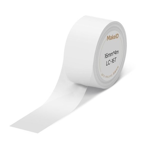 Náhradné balenie štítkovej pásky MakeID L1-C, 16 mm x 4 m súvislá štítková páska, tepelne