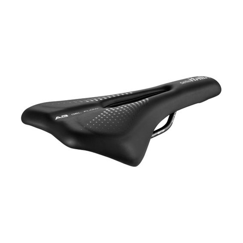 Selle Italia A3 - Sedlo na bicykel, pohodlné s gélom, anatomický výrez, vodeodolné a vhodné pre
