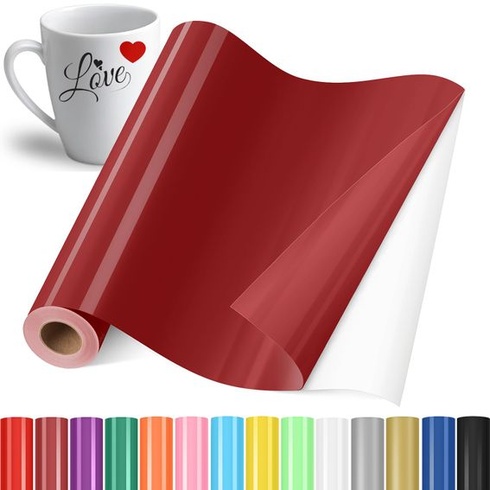 Samolepiaca vinylová fólia pre plotter YAFLC, samolepiaca vinylová fólia pre plotre 30,5x400cm tmavo