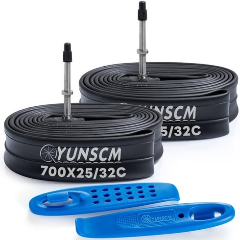 YunSCM 2ks 25/32-622 28-palcová / 700C duša 700x25C 700x28C 700x30C 700x32C Ventil FV60 Ventil