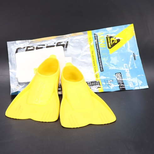 CRESSI Mini Light Fins - Krátke plutvy pre deti, na potápanie, šnorchlovanie a plávanie Žlté 29/31