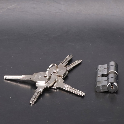 Abus valec s dvojitým vstupom D6PSN 30/35 mm Bkn, poniklovaný