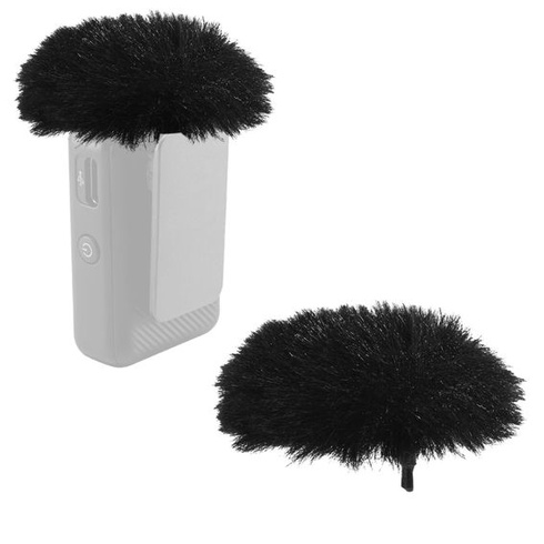 Súprava 2 ks veterného filtra pre mikrofón pre DJI MIC 2, chlpatý veterný filter pre mikrofón, penový