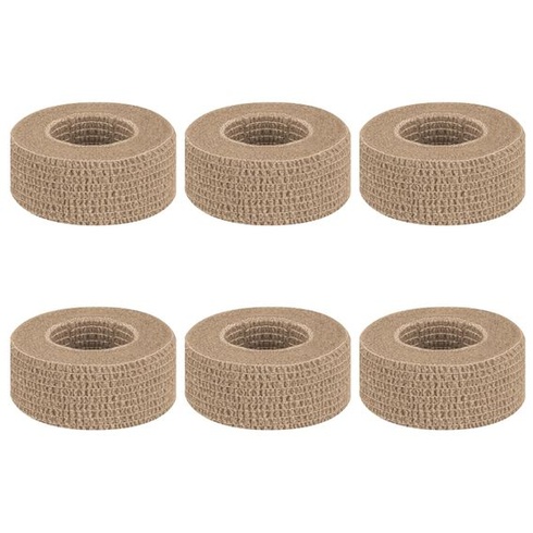 Samolepiace obväz, 6 roliek, 2,5 cm x 4,5 m, náplasť, elastická páska, fixačný obväz, náplasť,