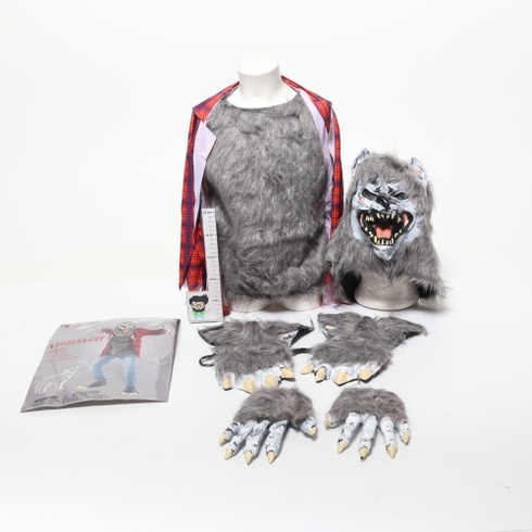 Kostým Spooktacular Creations veľ. S vlk