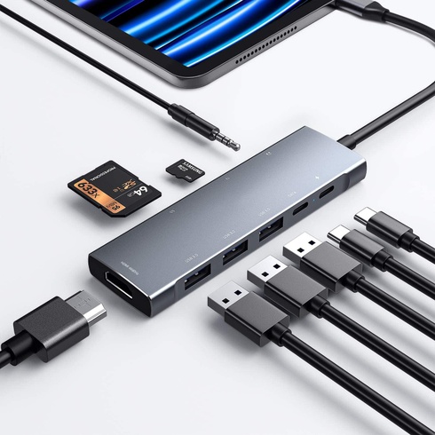 USB HUB NXPGKEA 901 Space Gray