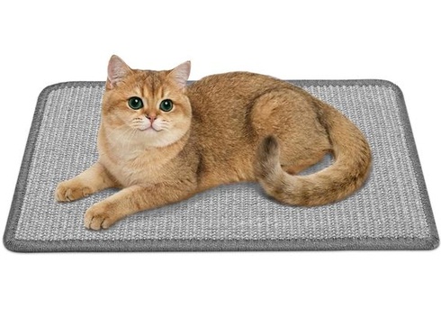 Škrabacia podložka Gimars Sisal pre mačky 50x30cm, ochrana proti poškriabaniu na pohovku a stenu,
