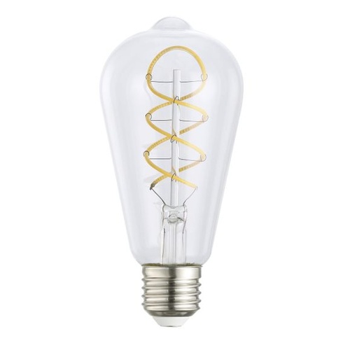 EGLO E27 LED žiarovka, špirálová, vysoký svetelný tok, ST64