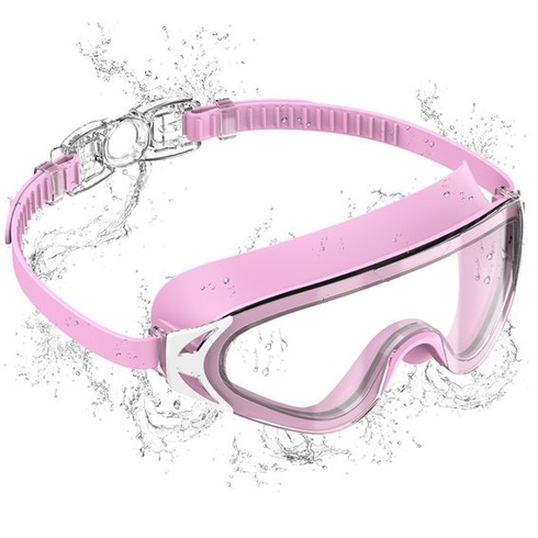 Plavecké okuliare HD pre deti 6-14 rokov, unisex, s ochranou proti zahmlievaniu a UV žiareniu