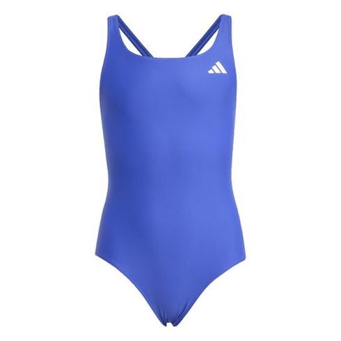 Detské unisex plavky adidas s V-strihom na chrbte 170 Semi Lucid Blue