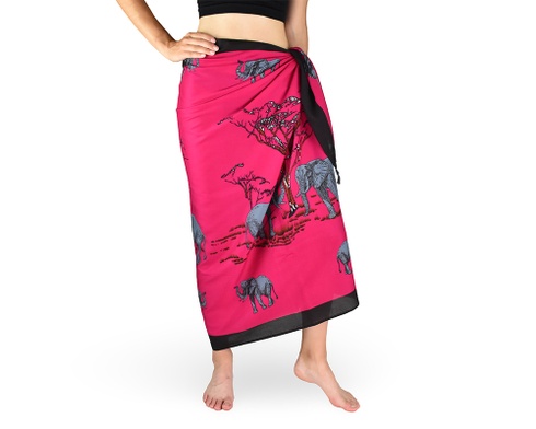 Sarong - Pareo REN, slony, ružová, II. akosť