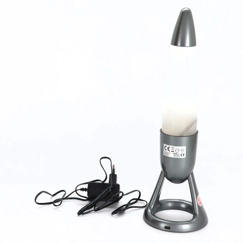 BUKI SP010 - Magma lampa 35 cm s LED diodami 7 barev a automatickou změnou barev – bezpečná kovová